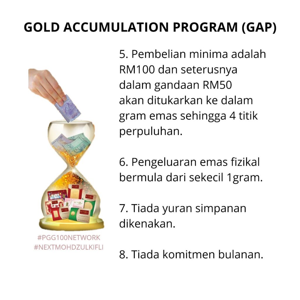 syarat dan kelebihan akaun emas GAP