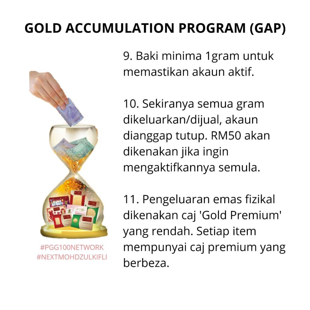 syarat dan kelebihan akaun emas GAP