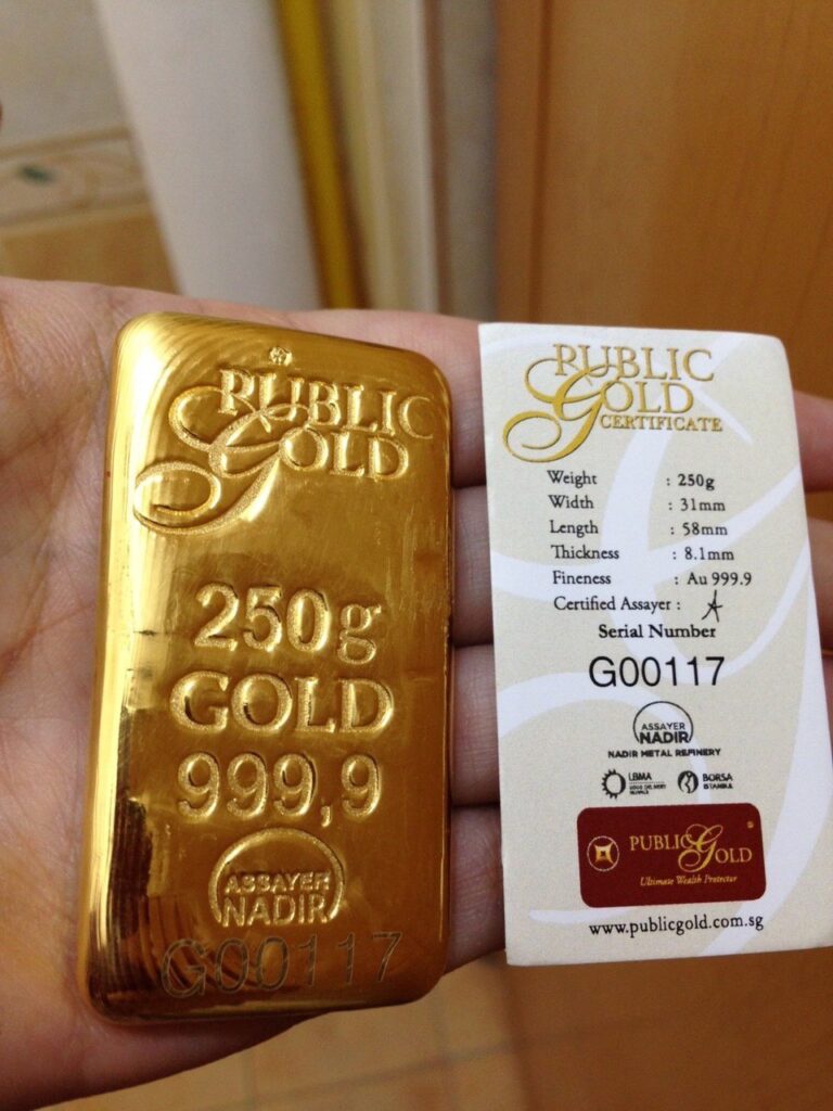 Emas public gold 250 gram