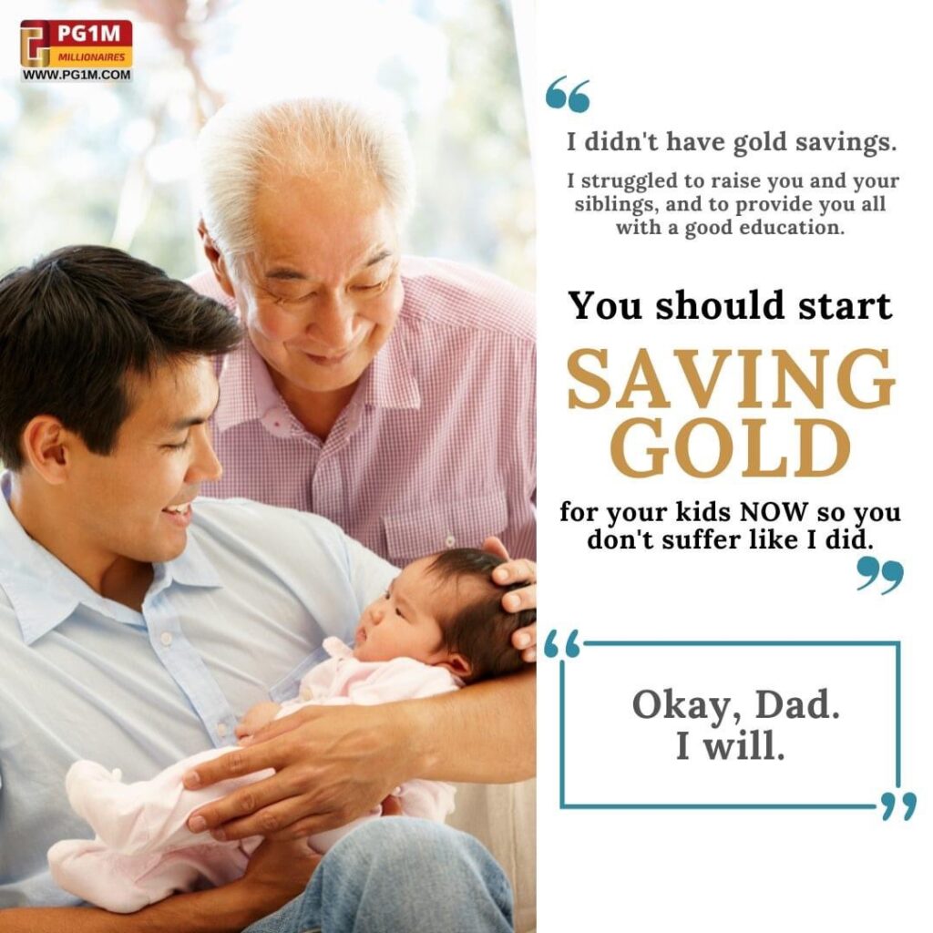 simpan emas untuk anak